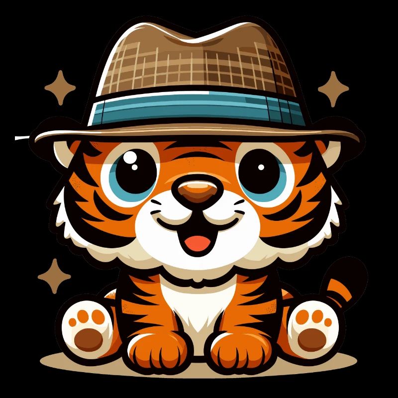 Mignon bébé tigre
