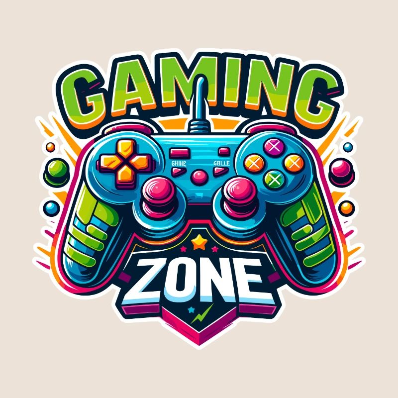 Gaming Zone - Controller Illustration