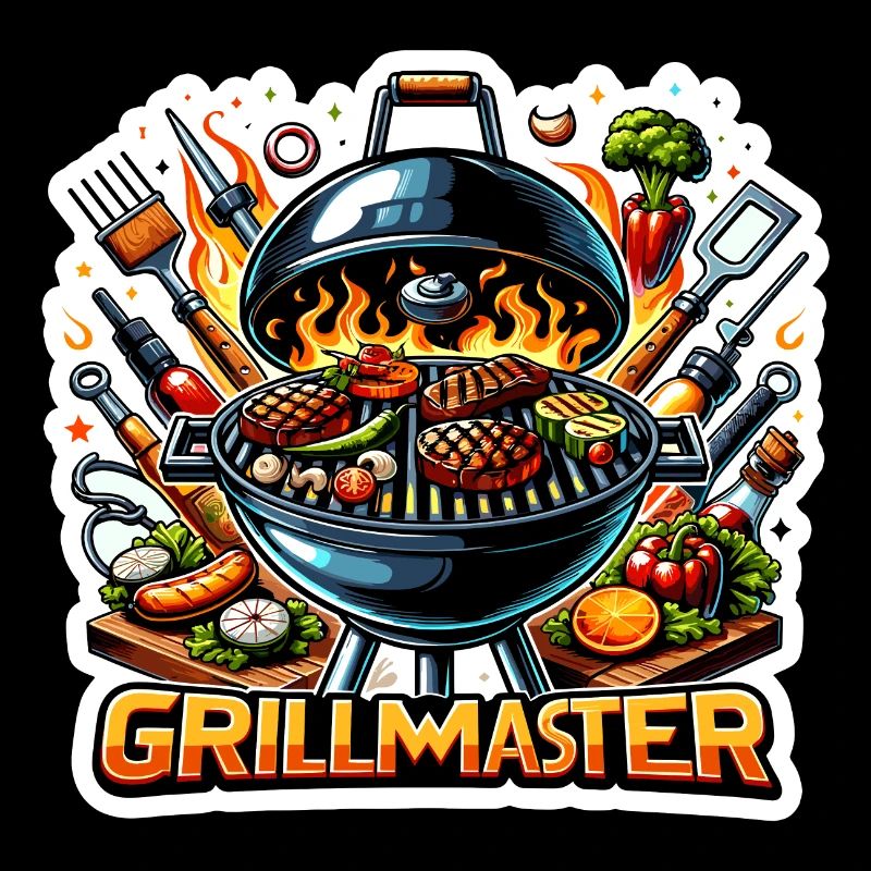 GrillMaster - Grill Illustration