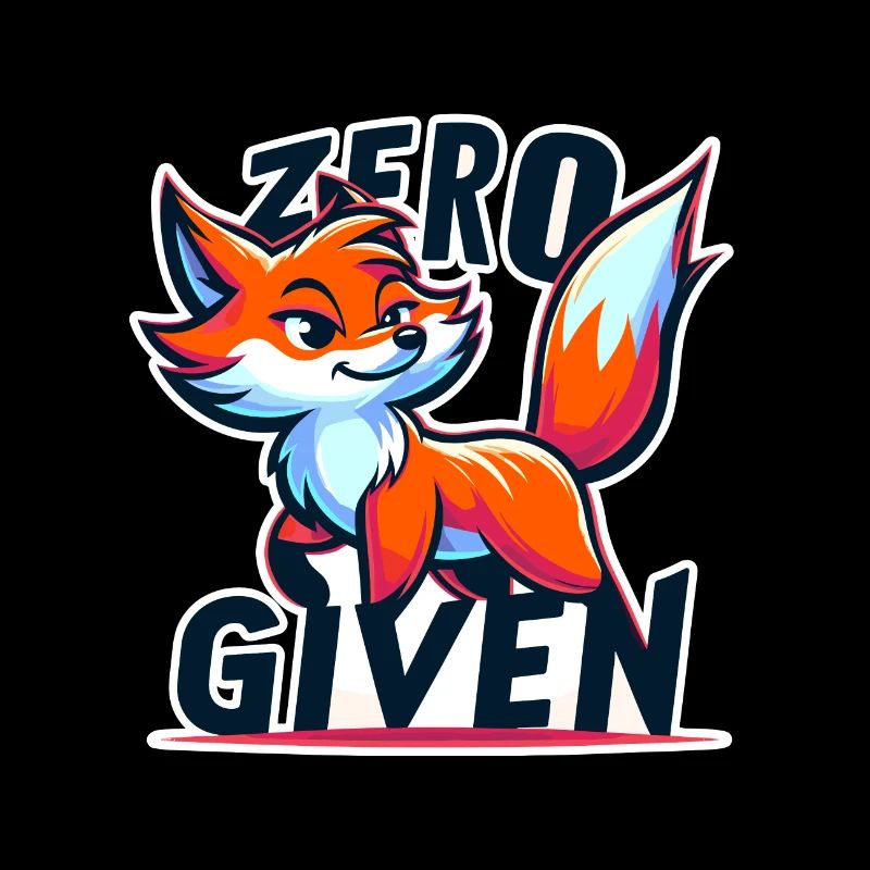 Zéro donné - Illustration de renard