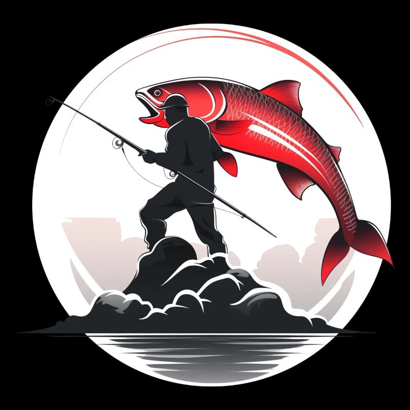 Logo de pêcheur