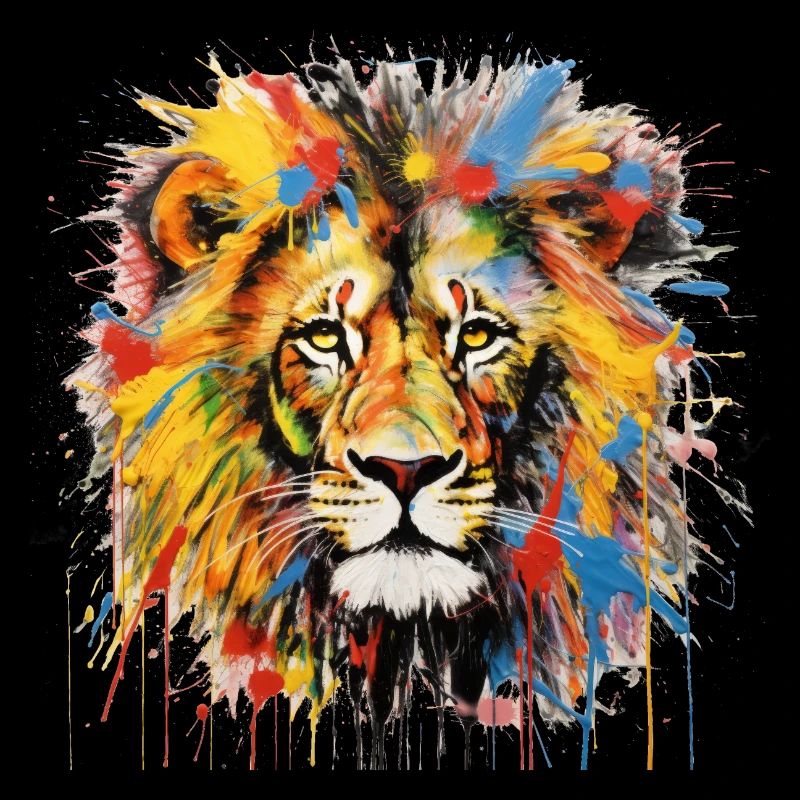 Grafitti Lion