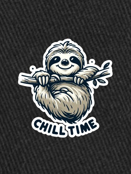 Chill Time - Sloth Illustration