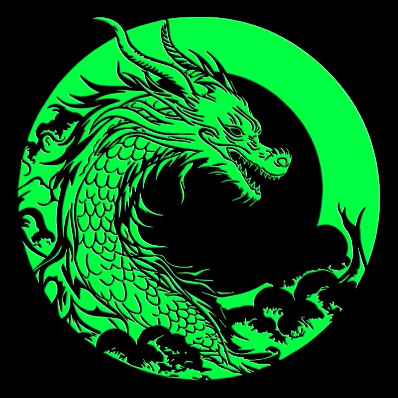 Fantasy Drache Anime Drachenkopf Mythisches Reptil