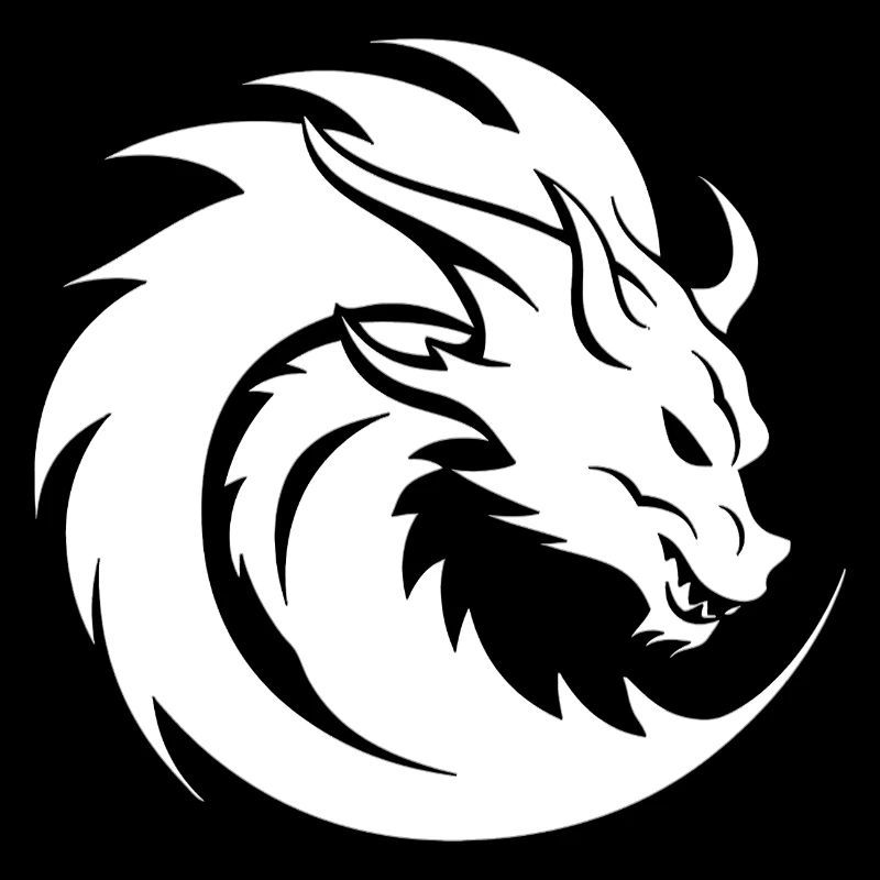 Fantasy Drache Anime Drachenkopf Mythisches Reptil