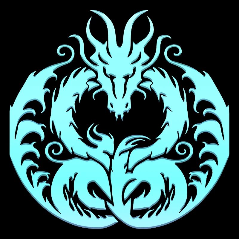Fantasy Drache Anime Drachenkopf Mythisches Reptil