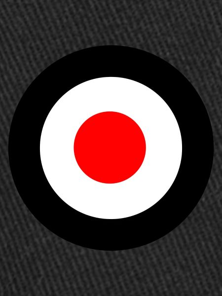 Mod cible cocarde noir rouge