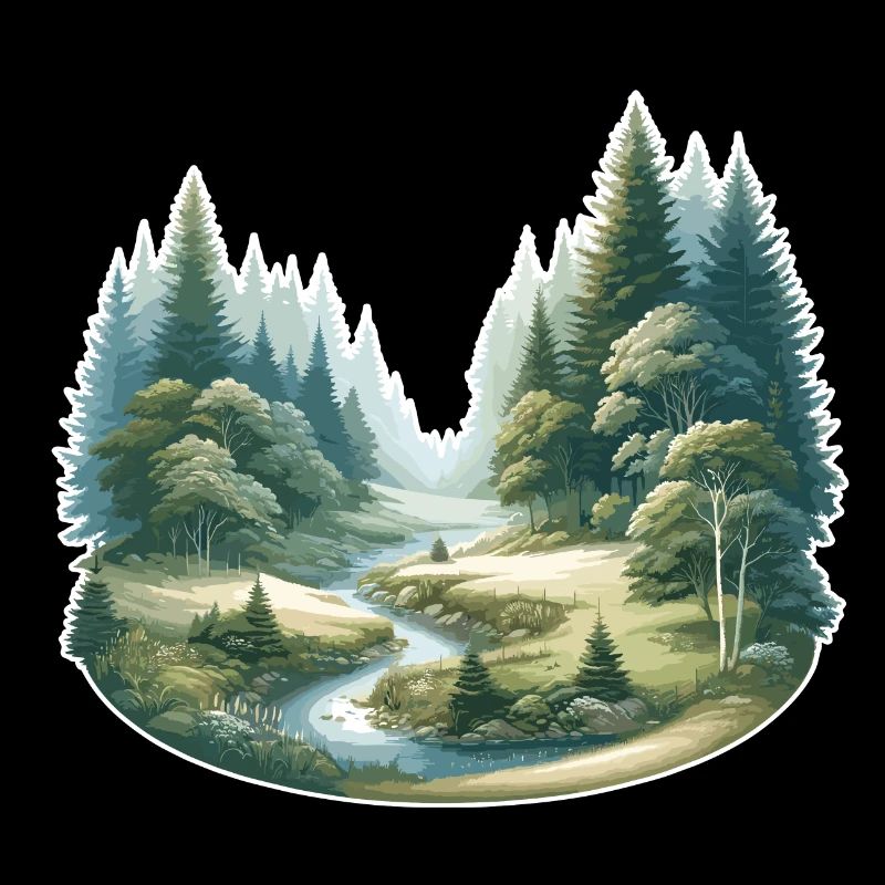 Paysage - Illustration