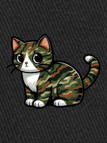 Camouflaged Cat