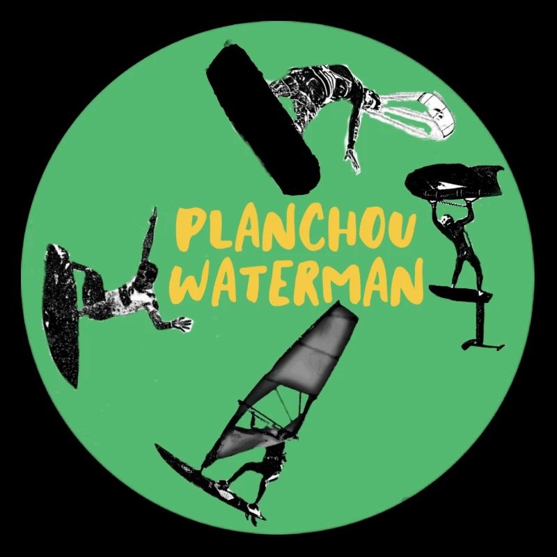 Logo vert planchou Waterman