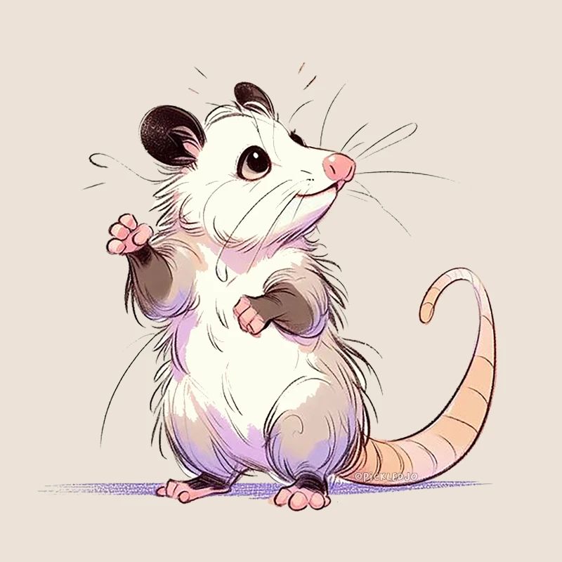 Verspieltes Opossum