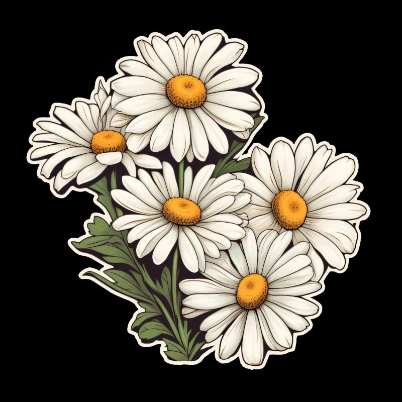 Marguerites 5 fleurs