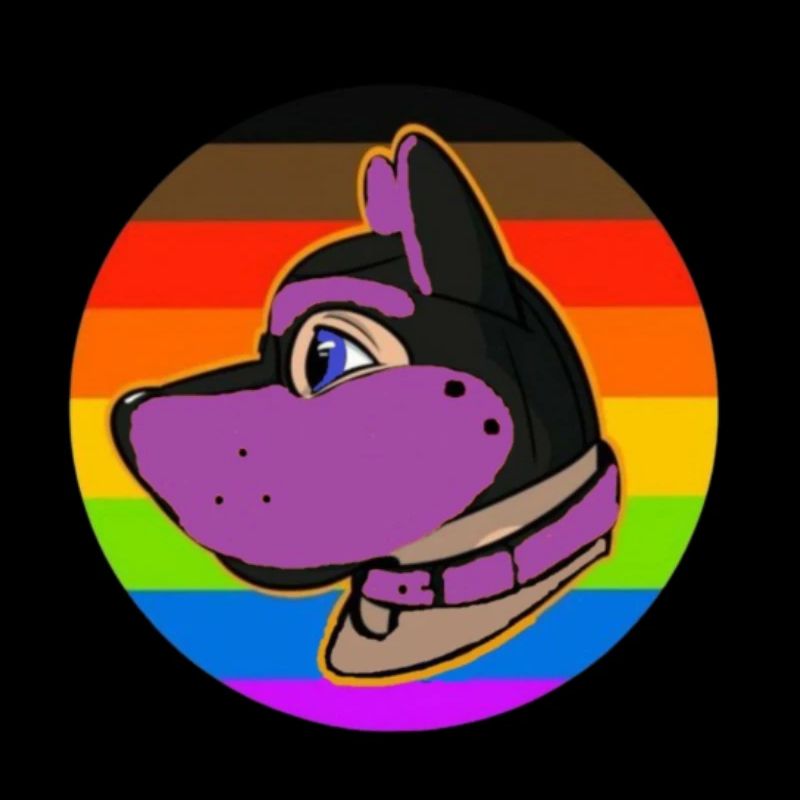 Capuche de chiot Logo Violet