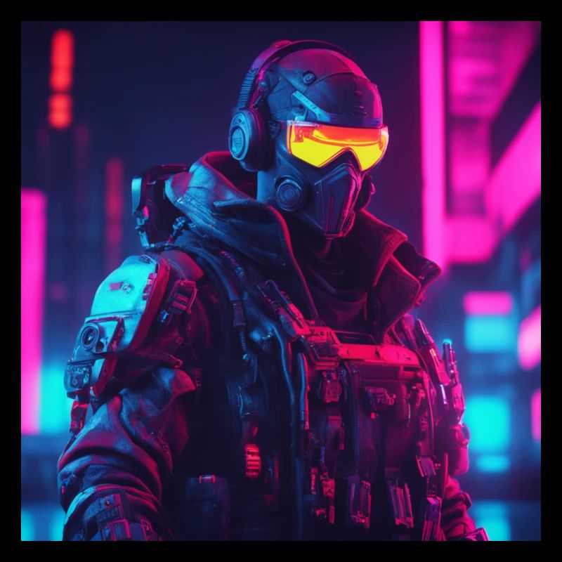 Futuristischer Soldat