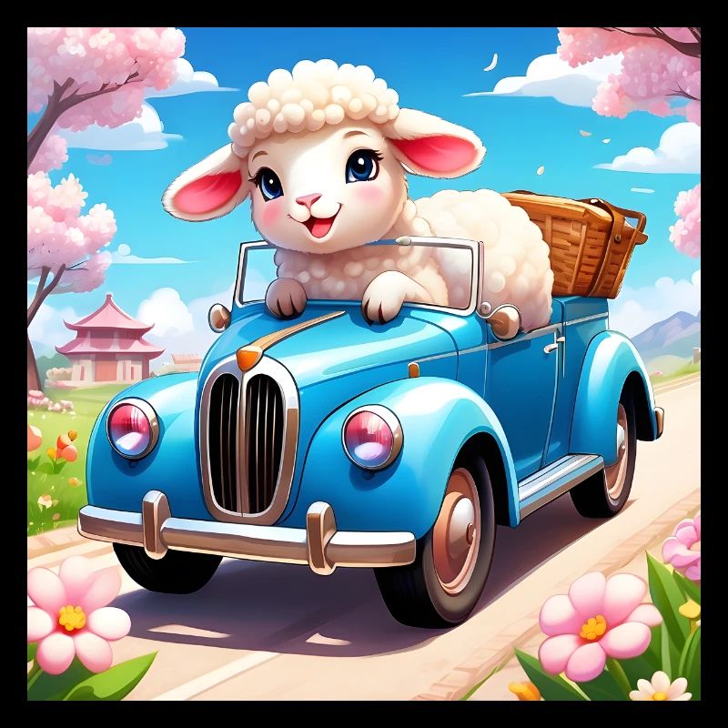 Sweet Lamb Autofahrer