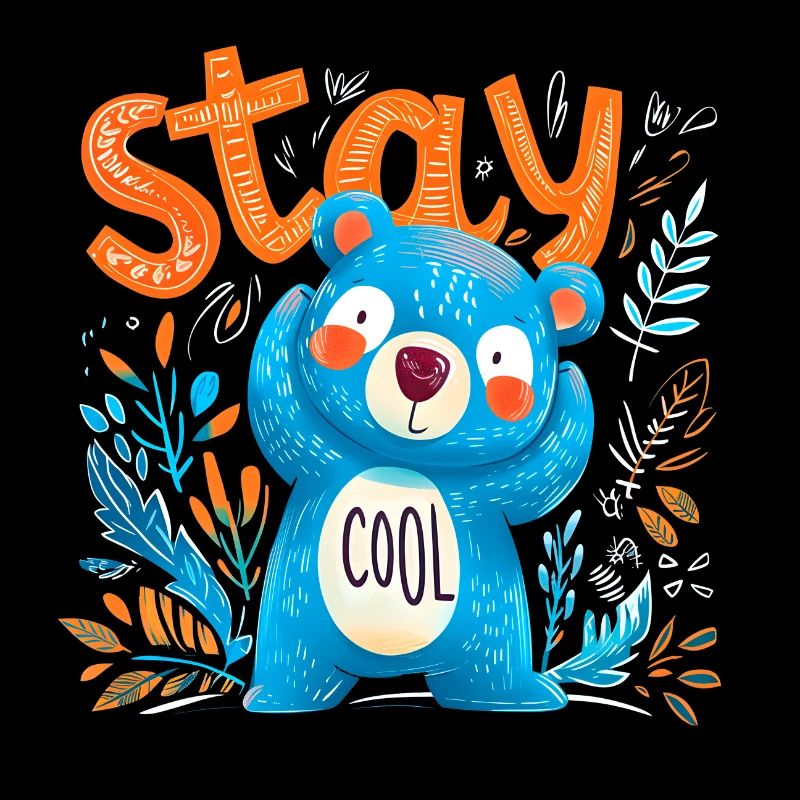 Stay Cool ours mignon et décontracté à câliner