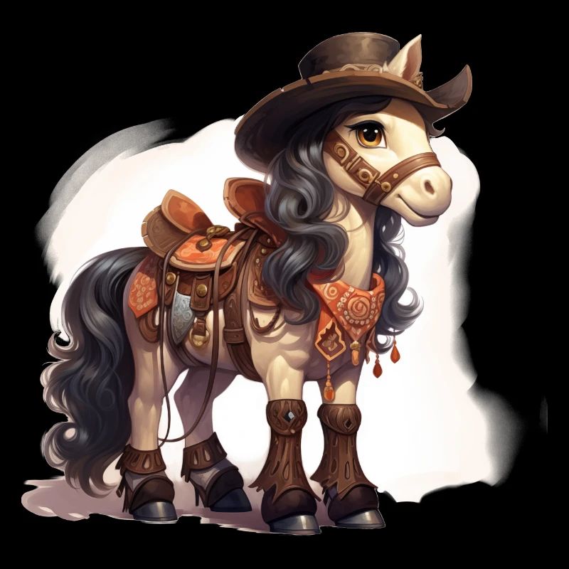 Poney occidental puissant