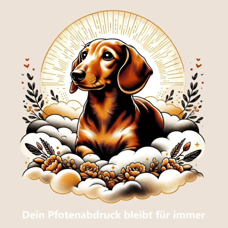 Dachshund coping with grief