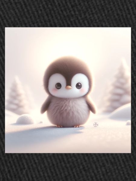 Penguins snow 1