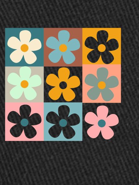 Retro Daisy Flowers