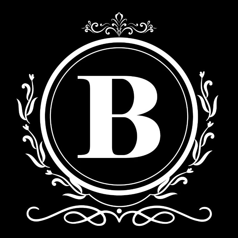 Buchstabe B Dekoration