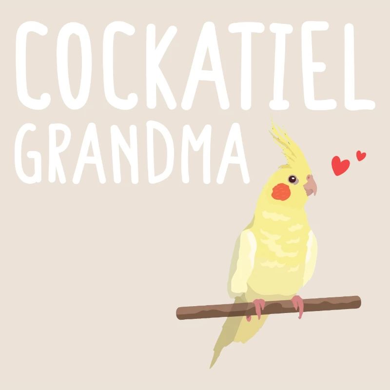 Calopsitte Grand-mère Oiseau Chuchoteur Cacatoès