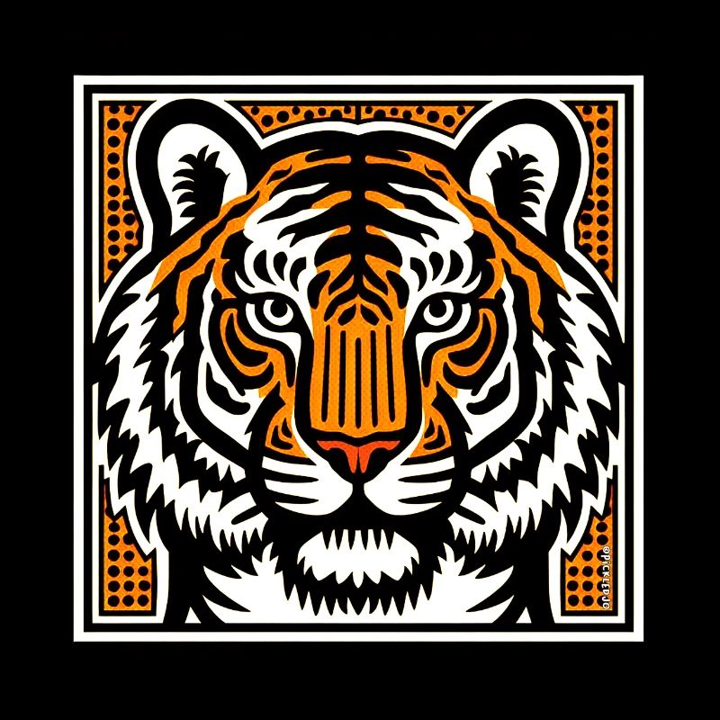 Visage de tigre