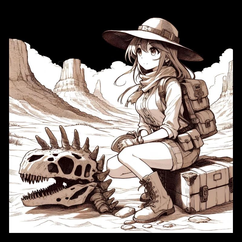 Manga Archeo Mädchen
