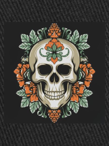 Skull with roses