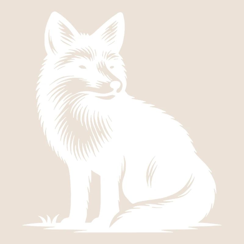 Cute cunning fox