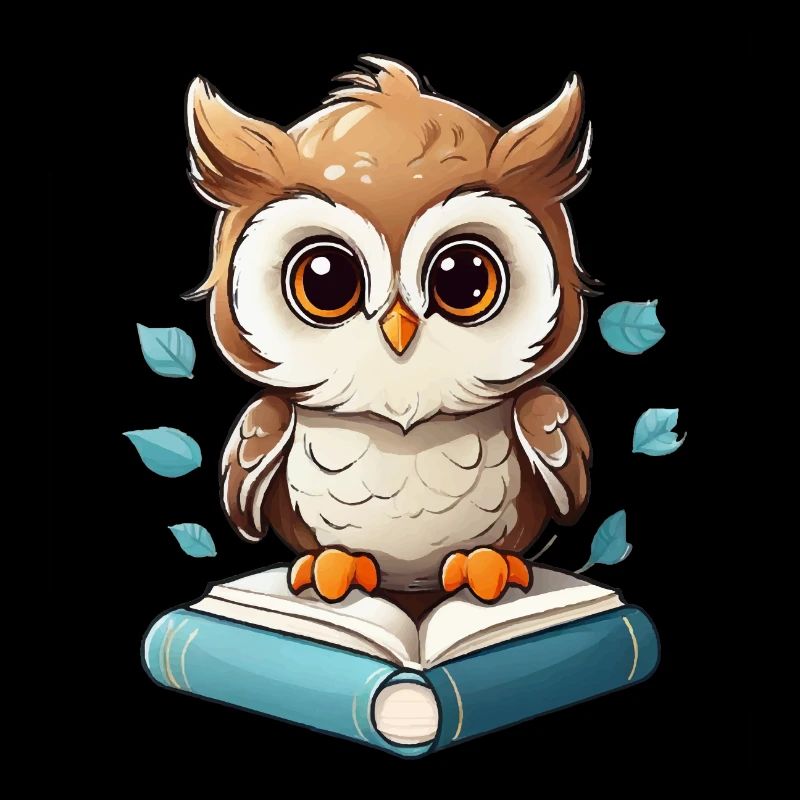 Owl Reading Books