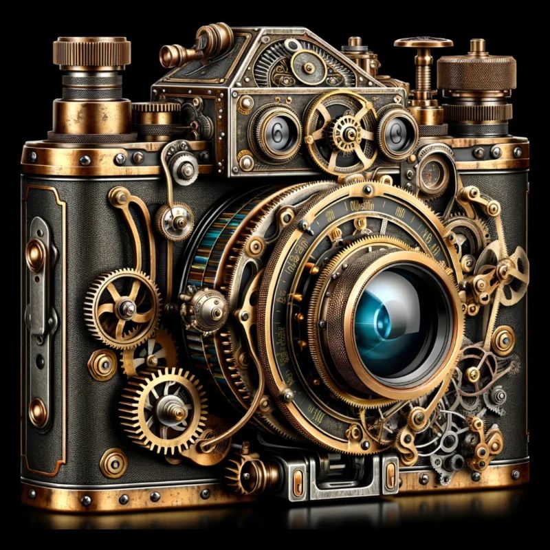 Caméra Steampunk
