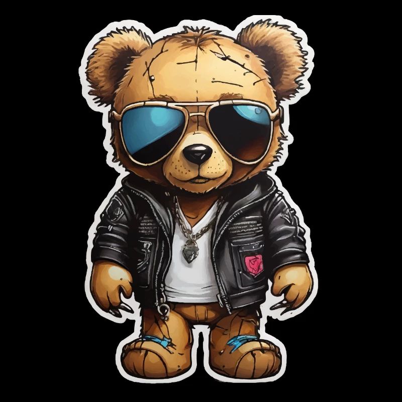 Teddybär Rapper Ganster