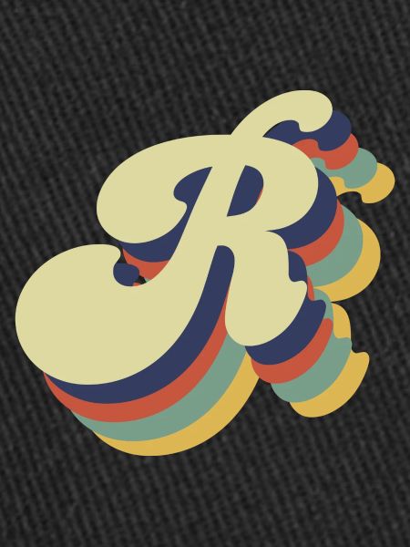 Retro Letter R