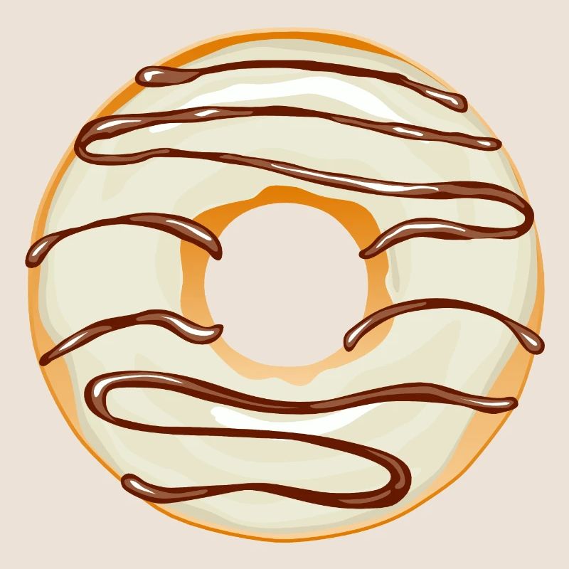 Donut Drawing Dessert Donuts Cake Pastry 11A