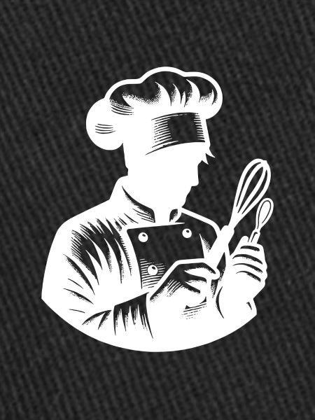 Baker Silhouette Portrait