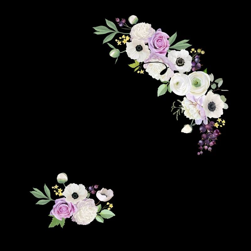 Die lila Blumenbraut - Braut Geschenkidee