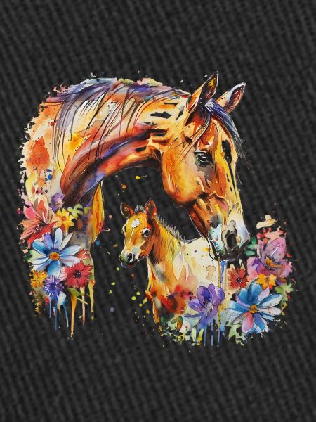 Cheval avec son poulain