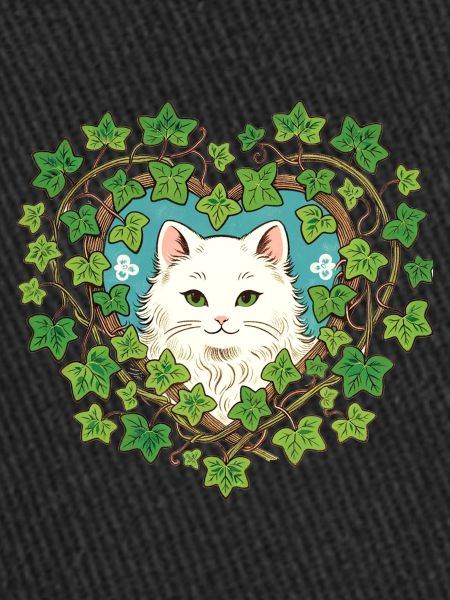 Lierre chat blanc