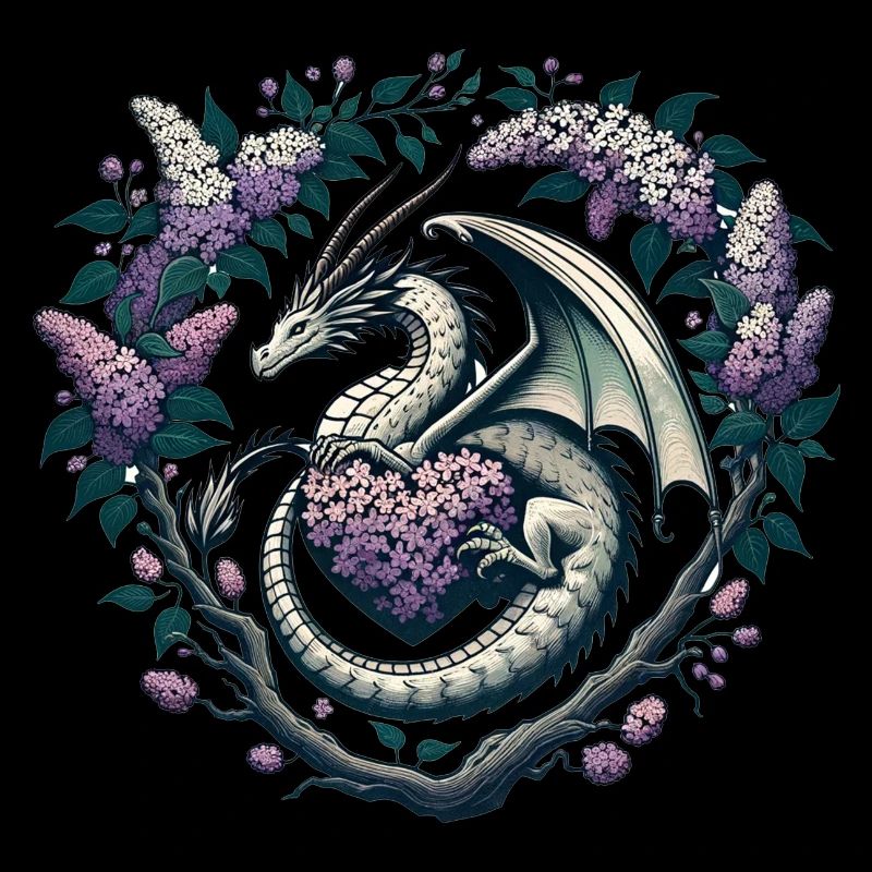 Dragon lilas