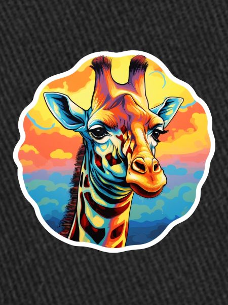 Giraffe Head Psychedelic