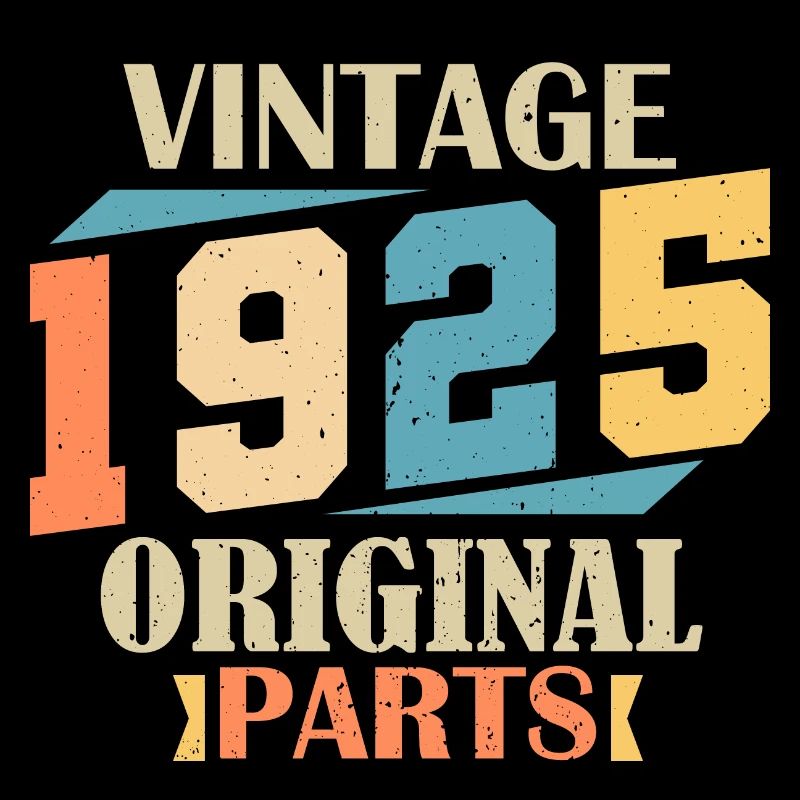 Mois 1925. Cadeau d'anniversaire 1925. 99 ans Birt