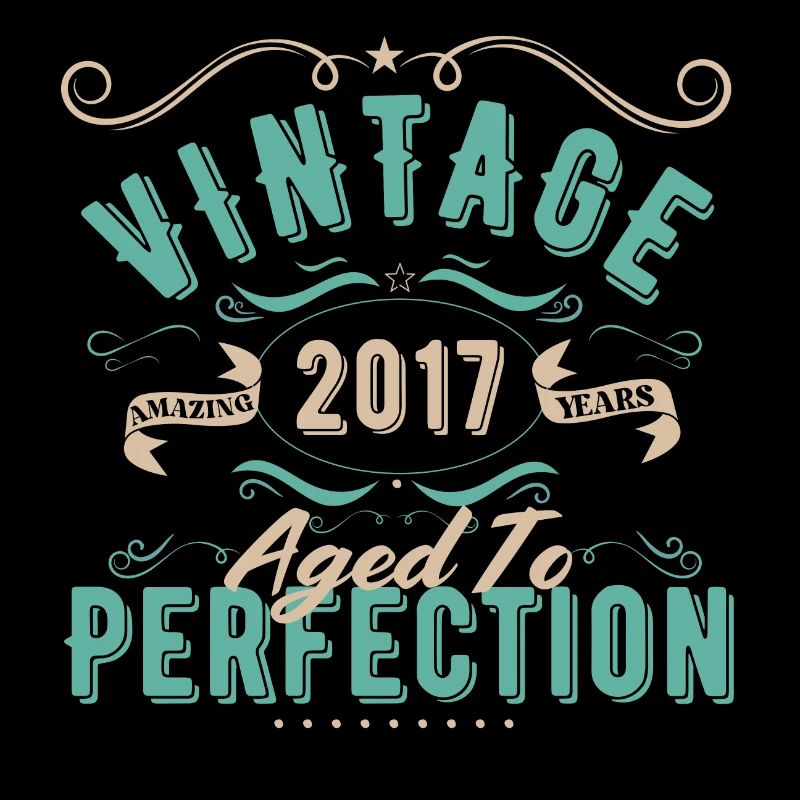 Vintage 2017-2017 Birthday Gift