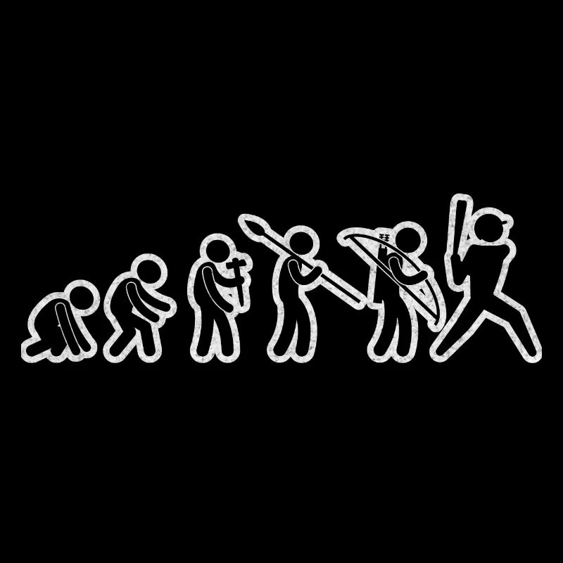 Evolution Baseballer Black Grunge