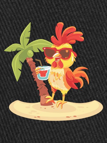 Rooster Summer Beach Vacation