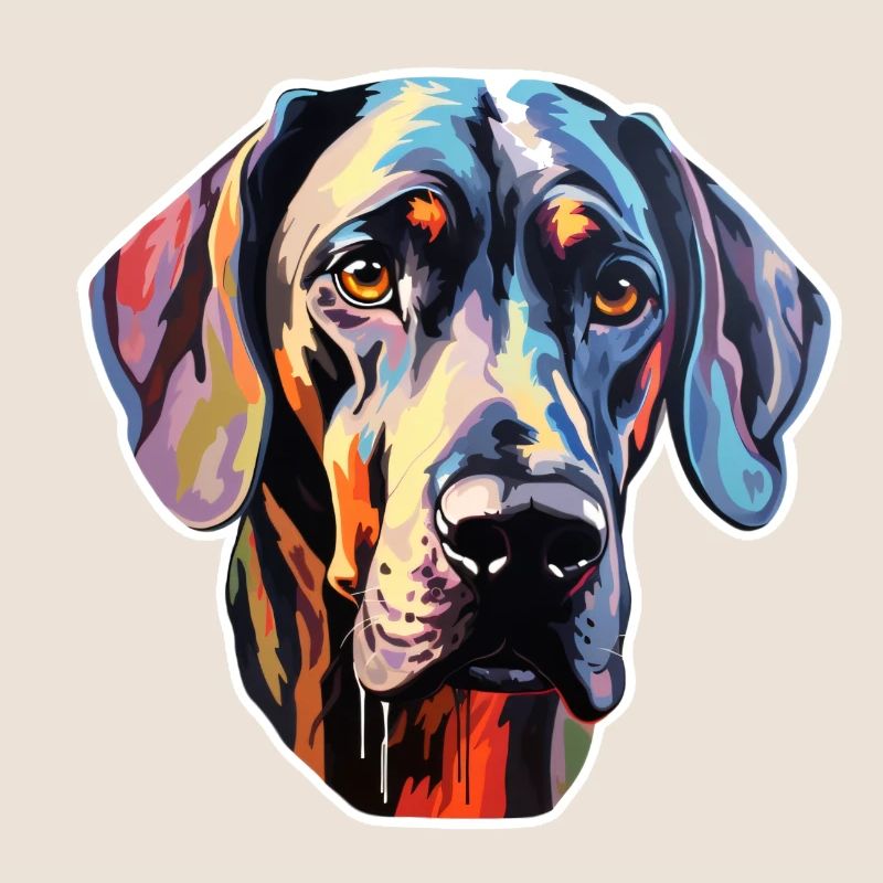 Danish Great Dane psychedelic