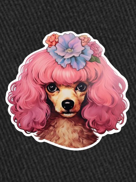 Caniche décoré