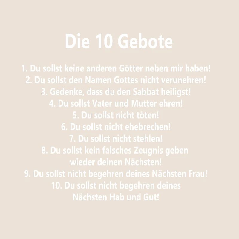 10 commandements