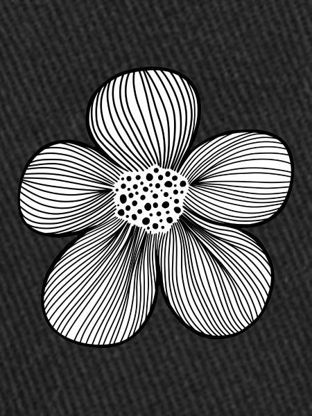 Dessin au trait de fleur