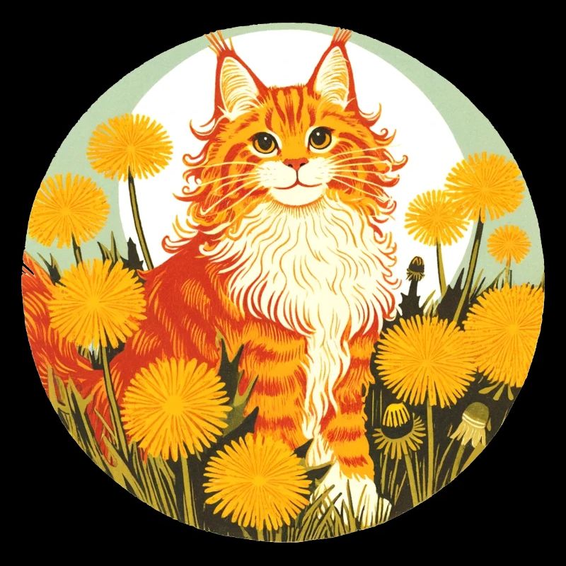 Orange ginger tiger Tabby Cat